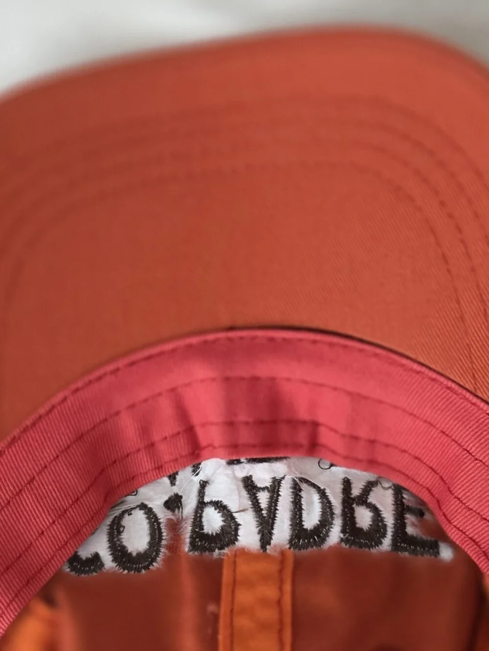 Jhat SO. PADRE ISLAND TX Orange Kids Baseball Cap with Black Embroidery Hat